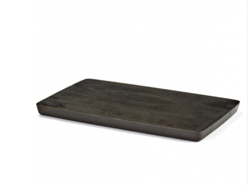 Rechthoekig dienblad - zwart gecarboniseerd - L:45cm x B:27cm