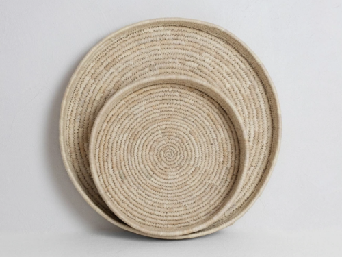 Dienblad, Palm Fibre Pata Tray - The Dharma Door - medium